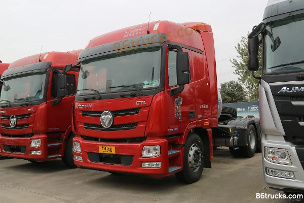 Foton Auman GTL Zhixiang Edition Basic 460 hp 6X4(10 wheels) LNG tractor truck Exterior (3) | 86Trucks