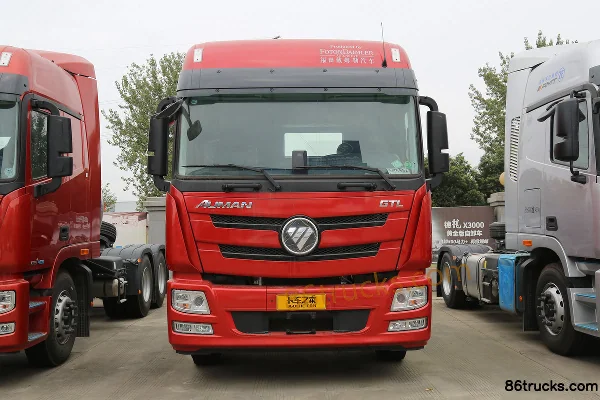 Foton Auman GTL Zhixiang Edition Basic 460 hp 6X4(10 wheels) LNG tractor truck Exterior (2) | 86Trucks