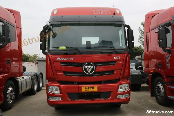 Foton Auman GTL Quality Enjoy Edition 460hp 6X4(10 wheels) LNG Tractor Truck (China VI) Exterior (2) | 86Trucks