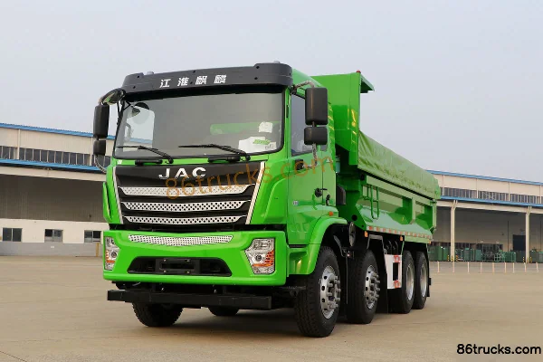 JAC Qilin J6 350hp 8X4(12 wheels) 6m Dump Truck Exterior (3) | 86Trucks
