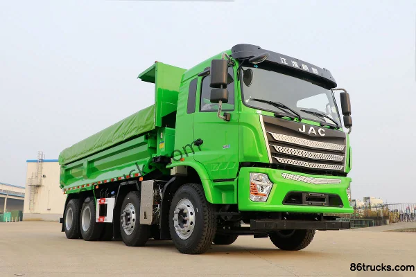 JAC Qilin J6 350hp 8X4(12 wheels) 6m Dump Truck Exterior