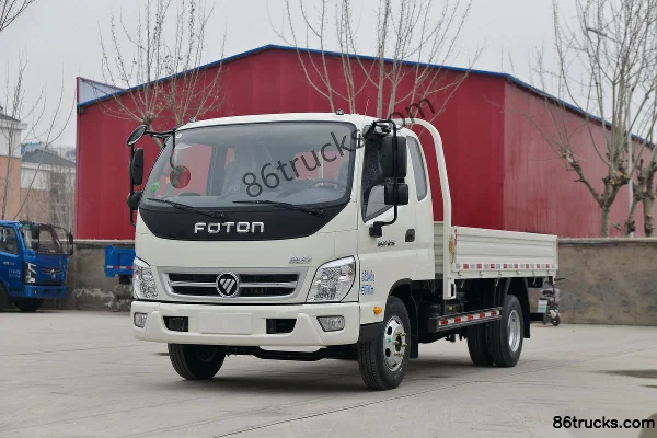 Foton Ollin Jiyun Classic Edition 132hp 4X2(6 wheels) 3.8m half-cab flatbed light truck (wide body) Exterior (3) | 86Trucks