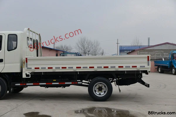 Foton Ollin Jiyun Classic Edition 132hp 4X2(6 wheels) 3.8m half-cab flatbed light truck (wide body) (2) | 86Trucks