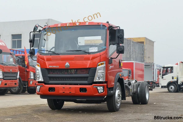 Sinotruk HOWO Hanjiang 160 ch 4X2(6 roues) 4,15 m camion léger à ridelles cabine simple (China VI) Extérieur (3) | 86Trucks