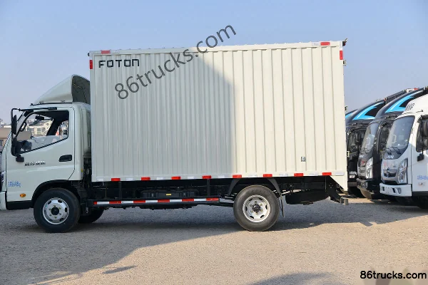 Foton Aumark Jiefang Classic Edition 132 hp 4X2(6 wheels) 3.655m single-row van light truck (China VI) Body (2) | 86Trucks