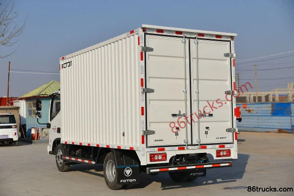 Foton Ollin New Jiyun Youth Edition 132 hp 4X2(6 wheels) 4.14m single-row van light truck (China VI) Body (3) | 86Trucks