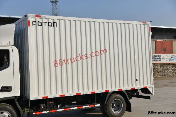 Foton Ollin New Jiyun Youth Edition 132 hp 4X2(6 wheels) 4.14m single-row van light truck (China VI) Body (1) | 86Trucks