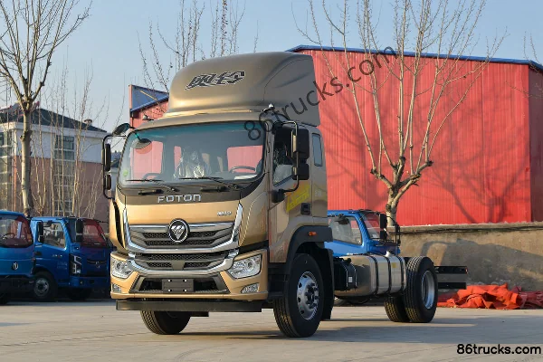 Foton Aoling Dahuangfeng 220hp 4X2(6 wheels) 6.2m Semi-panel Van Cargo Truck Exterior (3) | 86Trucks
