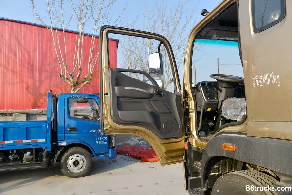 Foton Aoling Dahuangfeng 220hp 4X2(6 wheels) 6.2m Semi-panel Van Cargo Truck Cab (1) | 86Trucks