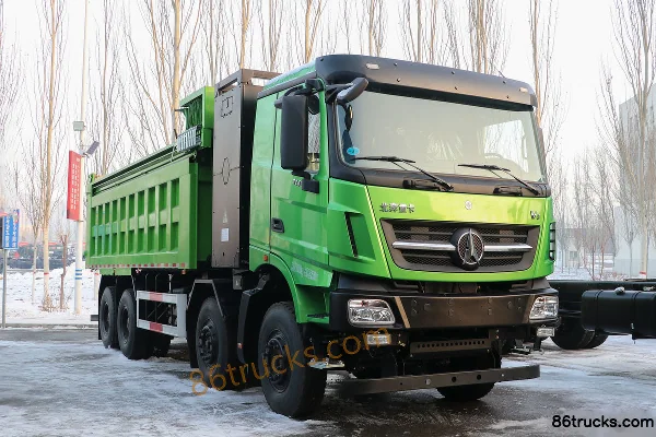 Beiben Truck V3 31T 8X4(12 wheels) 6.5m battery-swap pure electric dump truck Exterior