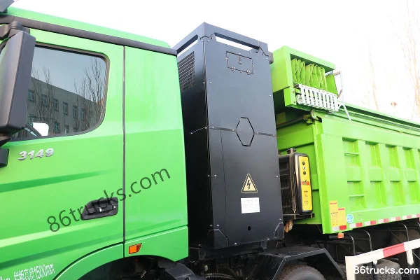 Beiben Truck V3 31T 8X4(12 wheels) 6.5m battery-swap pure electric dump truck Body (1) | 86Trucks