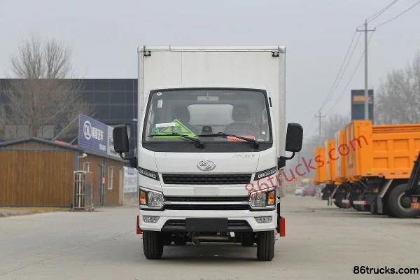 Yuejin Fuyun S80, 95 ch 4X2(6 roues) diesel, 2,9 m camion fourgon pour transport de gaz inflammables (China VI) Extérieur (2) | 86Trucks