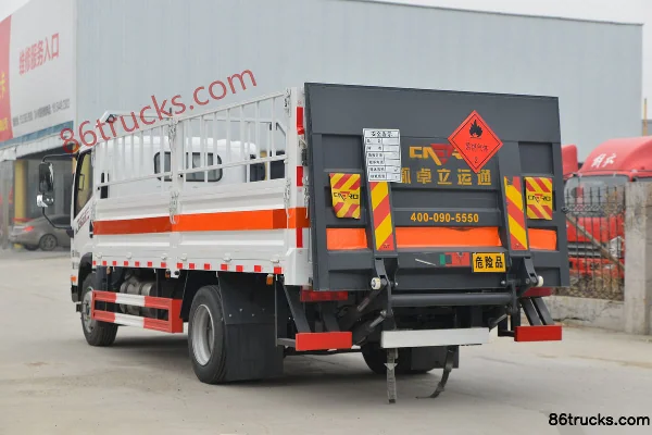 FAW Jiefang J6F 160hp 4X2(6 wheels) 4.78m Gas Cylinder Transport Truck (China VI) Body (3) | 86Trucks