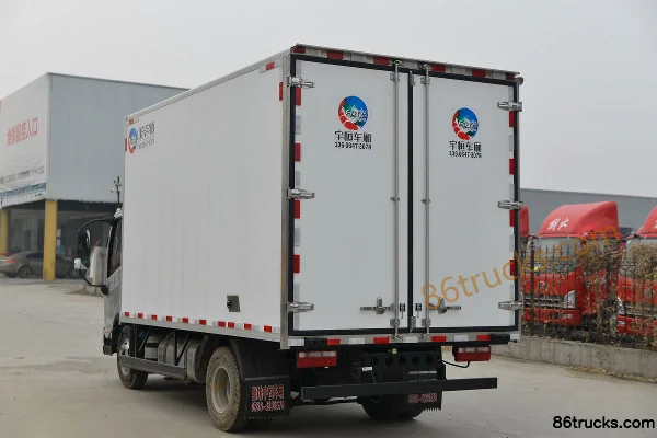 FAW Jiefang Lingtu 160hp 4X2(6 wheels) 4.13m Refrigerated Truck (China VI) (Shandong Yuheng) Body (3) | 86Trucks
