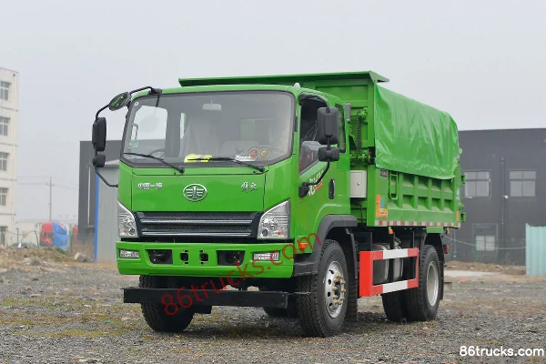FAW Jiefang Hu VH King Arrives 4.3L Diesel 205hp 4X2(6 wheels) Fast Gear 8-Speed 4.15m Semi-Cab Dump Truck Exterior (3) | 86Trucks