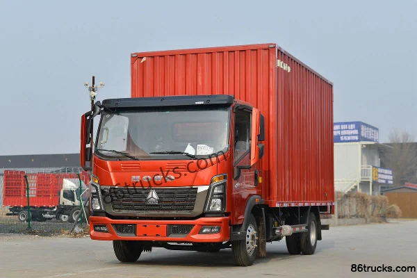 Sinotruk HOWO Tongshuai 2021 Model 150hp 4X2(6 wheels) 4.15m Single Row Van Light Truck (China VI) Exterior (3) | 86Trucks