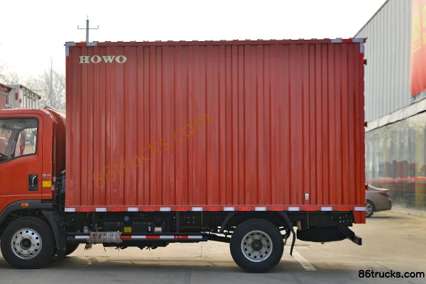 Sinotruk HOWO Tongshuai 2021 Model 150hp 4X2(6 wheels) 4.15m Single Row Van Light Truck (China VI) Body (2) | 86Trucks