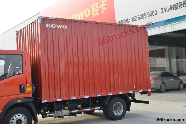 Sinotruk HOWO Tongshuai 2021 Model 150hp 4X2(6 wheels) 4.15m Single Row Van Light Truck (China VI) Body (1) | 86Trucks