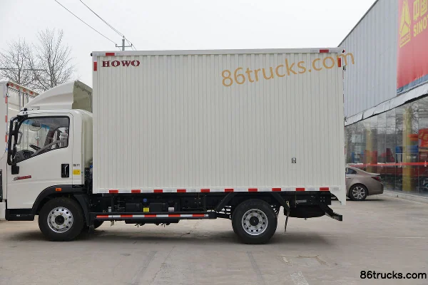 Sinotruk HOWO Tongshuai 2021 Model 150hp 4X2(6 wheels) 4.15m Single Row Van Light Truck (China VI) Body (2) | 86Trucks