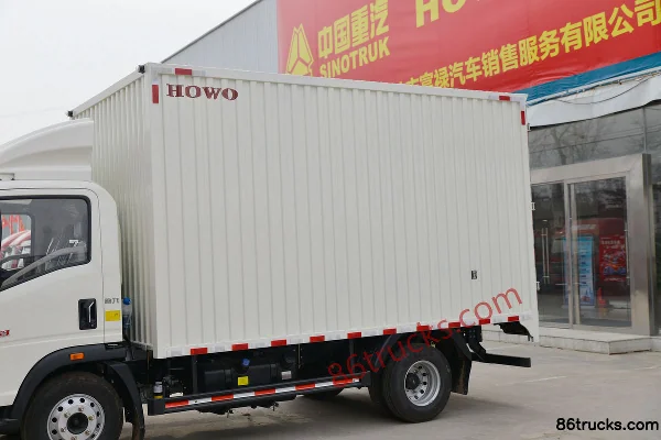 Sinotruk HOWO Tongshuai 2021 Model 150hp 4X2(6 wheels) 4.15m Single Row Van Light Truck (China VI) Body (1) | 86Trucks