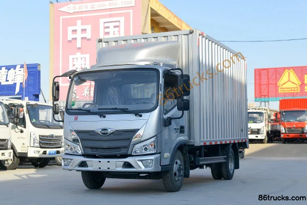 Foton Times Leading 5 131 hp 4X2(6 wheels) 4.14 m single-row enclosed light truck (China VI) Exterior (3) | 86Trucks