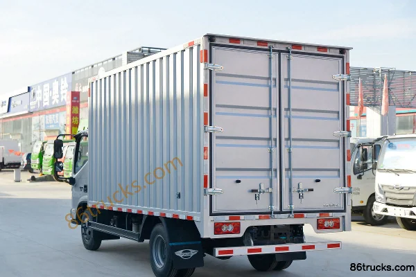 Foton Times Leading 5 131 hp 4X2(6 wheels) 4.14 m single-row enclosed light truck (China VI) Body (3) | 86Trucks