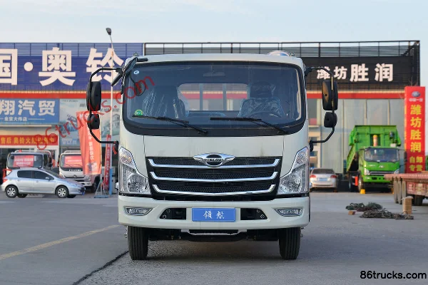 Foton Times Linghang 6 130hp 4X2(6 wheels) 3.82m half-cab flatbed light truck (Fast Gear 5-speed) Exterior (2) | 86Trucks