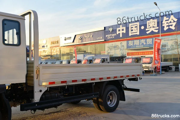 Foton Times Linghang 6 130hp 4X2(6 wheels) 3.82m half-cab flatbed light truck (Fast Gear 5-speed) Body (1) | 86Trucks