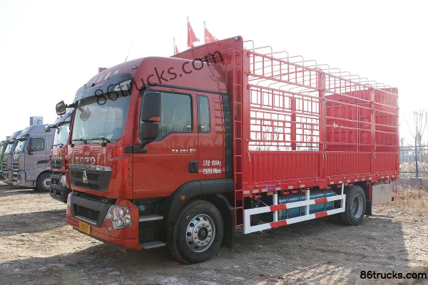 Sinotruk HOWO TX Cold Region Edition 250 hp 4X2(6 wheels) 6.8m AMT automatic row-eliminating stake truck (China VI) Exterior (3) | 86Trucks