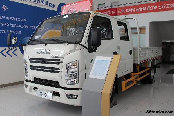 JMC New Shunda 116hp 4X2(6 wheels) 2.755m double-row flatbed light truck Exterior (3) | 86Trucks