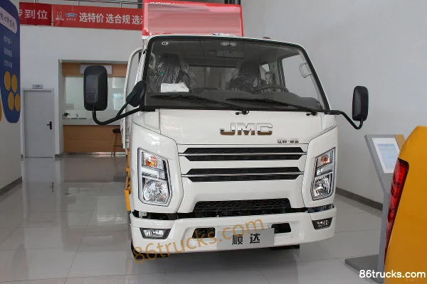JMC New Shunda 116hp 4X2(6 wheels) 2.755m double-row flatbed light truck Exterior (2) | 86Trucks
