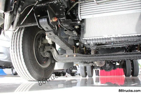JMC Shunwei Wide Body 127hp 4X2(6 wheels) 4.2m Single Row Flatbed Light Truck (China VI)(Air Brake) Chassis (2) | 86Trucks