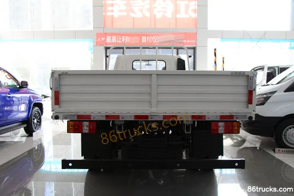 JMC Shunwei Wide Body 127hp 4X2(6 wheels) 4.2m Single Row Flatbed Light Truck (China VI)(Air Brake) (1) | 86Trucks