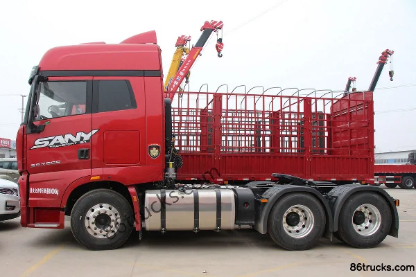 SANY Truck Jiangshan·Xin Edition 560 hp 6X4(10 wheels) Tractor Truck (China VI) Exterior (2) | 86Trucks