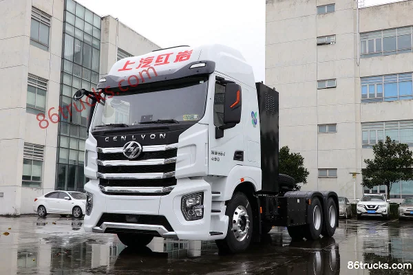 SAIC Hongyan Genlyon H6 25T 6X4(10 wheels) Fuel Cell Tractor Truck Exterior (3) | 86Trucks