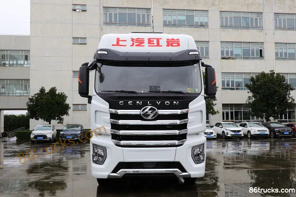 SAIC Hongyan Genlyon H6 25T 6X4(10 wheels) Fuel Cell Tractor Truck Exterior (2) | 86Trucks