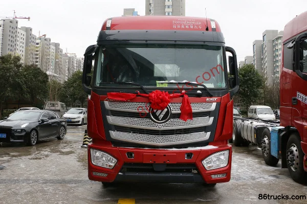 Foton Auman EST, 470 ch, 8X4(12 roues) , camion porteur à plateaux de 9,53 m Extérieur (2) | 86Trucks