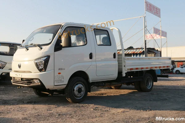 Feidi DX 127 ch 4X2(6 roues) 3,02 m cabine double plateau ridelles (China VI) Extérieur (3) | 86Trucks