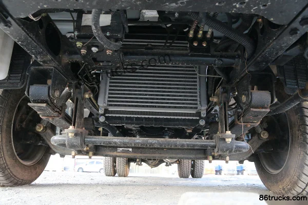Feidi DX 127 ch 4X2(6 roues) 3,02 m cabine double plateau ridelles (China VI) Châssis (1) | 86Trucks