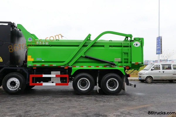 SAIC Hongyan Jiehu H6 8X4(12 roues) 5,8m camion benne à décharge de terre électrique pur (China VI) Carrosserie (2) | 86Trucks
