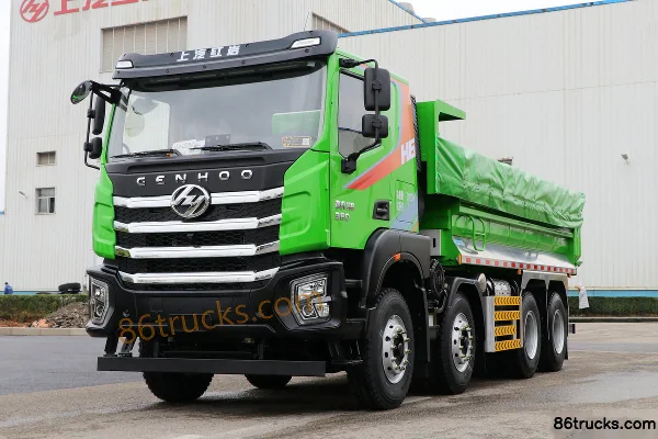 SAIC Hongyan Jiehu H6 360 hp 8X4(12 wheels) 5.6m Dump Truck (China VI) Exterior (3) | 86Trucks