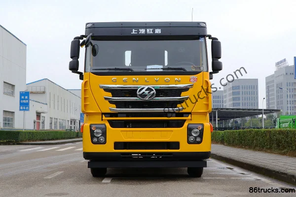 SAIC Hongyan Genlyon C6 330 hp 4X2(6 wheels) wrecker (Yuehai brand) Exterior (2) | 86Trucks