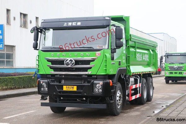 SAIC Hongyan Genlyon C6 Heavy Load Edition 390hp 6X4(10 wheels) 5.4m dump truck (China VI) Exterior (3) | 86Trucks