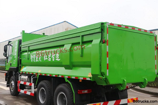 SAIC Hongyan Genlyon C6 Heavy Load Edition 390hp 6X4(10 wheels) 5.4m dump truck (China VI) Body (2) | 86Trucks