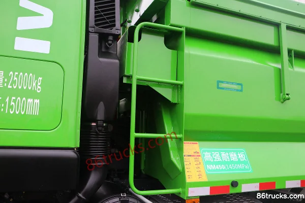 SAIC Hongyan Genlyon C6 Heavy Load Edition 390hp 6X4(10 wheels) 5.4m dump truck (China VI) Body (1) | 86Trucks