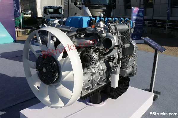 Weichai WP15NG530E61 530 hp 14.6L China VI Natural Gas Engine Exterior (3) | 86Trucks