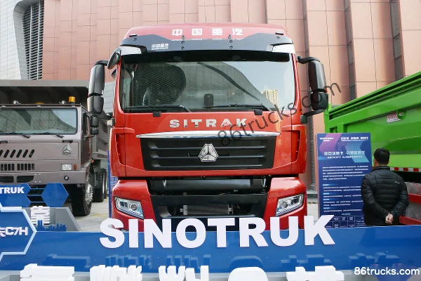Sitrak SITRAK C7 FC Heavy Truck 6X4(10 wheels) Electric Tractor Truck Exterior (2) | 86Trucks