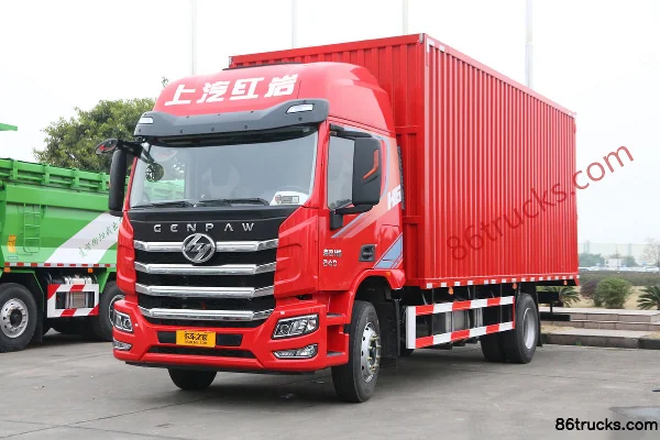 SAIC Hongyan Jiebao H6 Standard Load Edition 190 hp 4X2(6 wheels) 9.6m Van Cargo Truck (China VI) Exterior (3) | 86Trucks