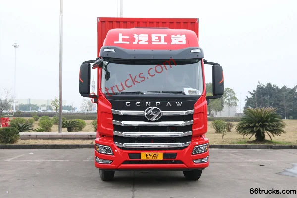 SAIC Hongyan Jiebao H6 Standard Load Edition 190 hp 4X2(6 wheels) 9.6m Van Cargo Truck (China VI) Exterior (2) | 86Trucks