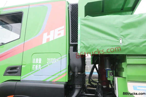 SAIC Hongyan JieHu H6 Standard Load Edition 350 hp 8X4(12 wheels) 5.8m Dump Truck Body (1) | 86Trucks